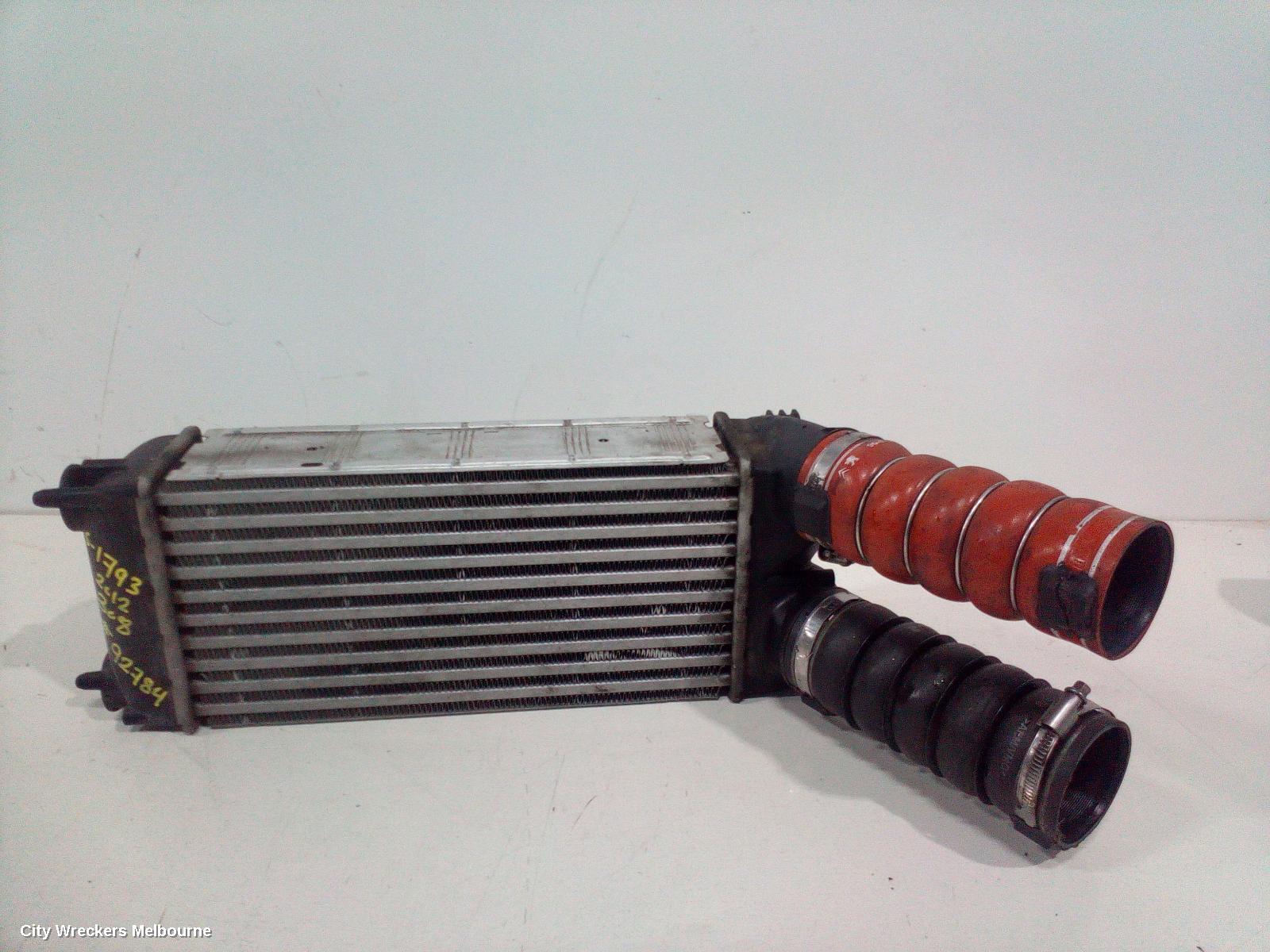 PEUGEOT 308 INTERCOOLER, PETROL, 1.6, T7, 09/2007 - 09/2014