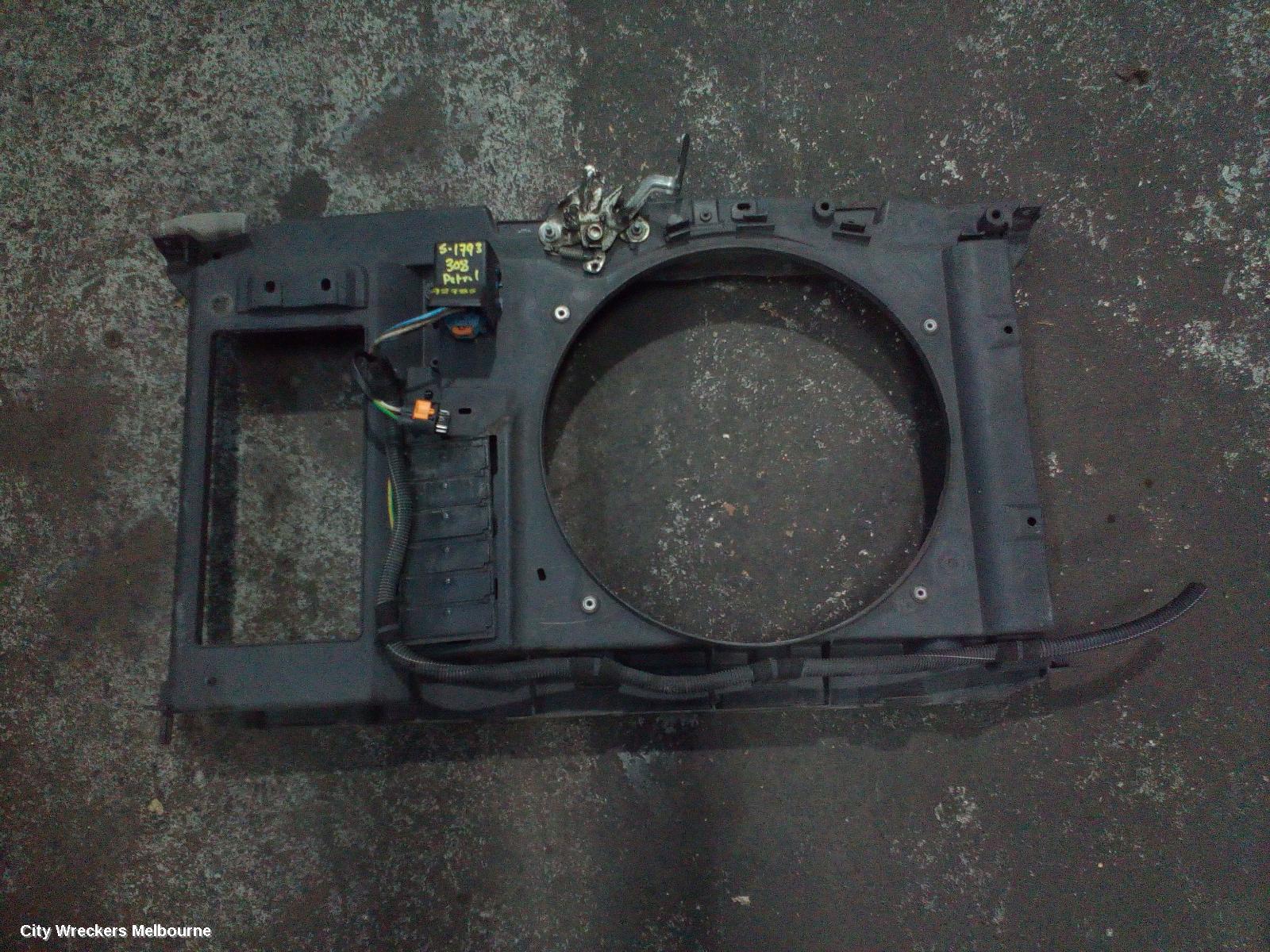 PEUGEOT 308 FAN SHROUD, T7, 09/2007 - 01/2014