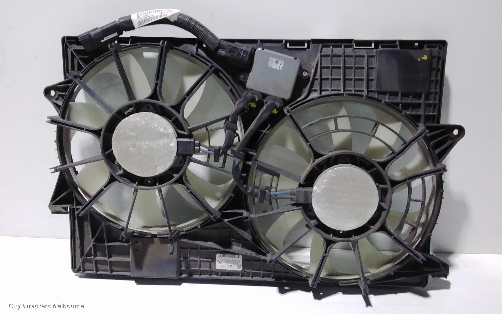 JEEP CHEROKEE FAN, DUAL FAN ASSY, 3.2, PETROL, KL, 02/2014 ONWARDS