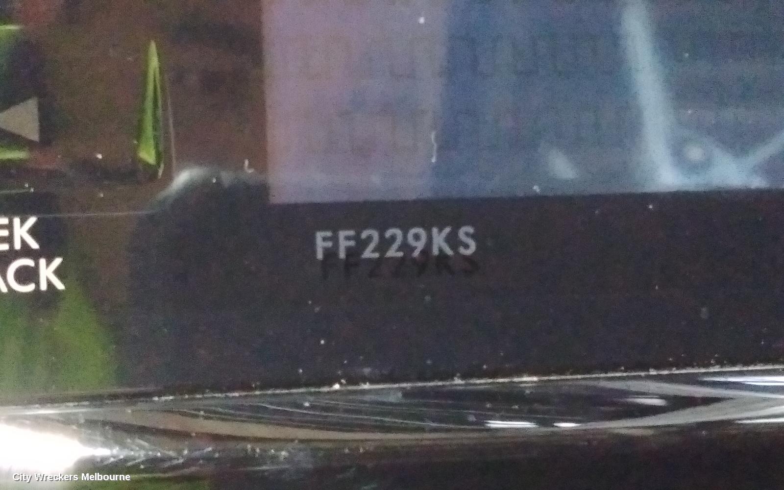 SUBARU FORESTER RADIO/CD/DVD/SAT/TV, SAT NAV HEAD UNIT (P/N ON FACE FF229KS), SJ, 03/2015 - 08/2018