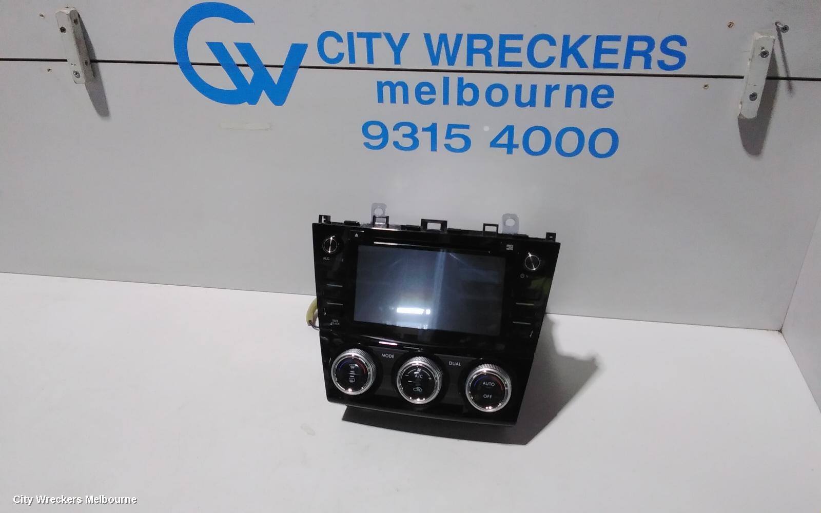 SUBARU FORESTER RADIO/CD/DVD/SAT/TV, SAT NAV HEAD UNIT (P/N ON FACE FF229KS), SJ, 03/2015 - 08/2018