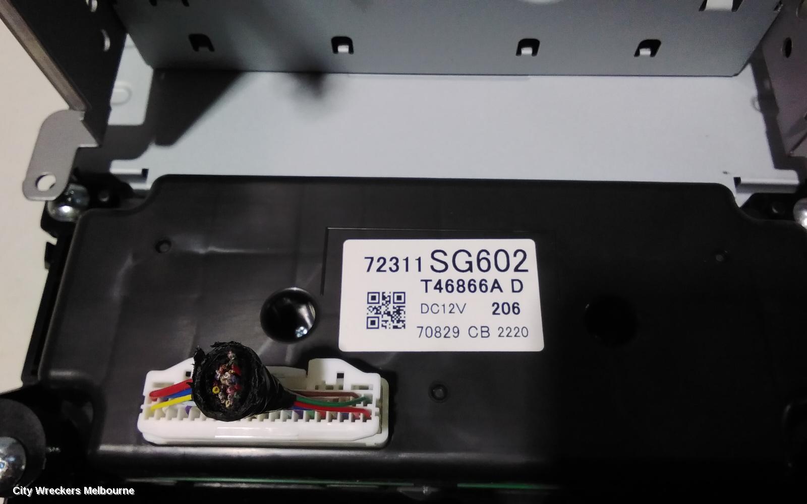 SUBARU FORESTER RADIO/CD/DVD/SAT/TV, SAT NAV HEAD UNIT (P/N ON FACE FF229KS), SJ, 03/2015 - 08/2018