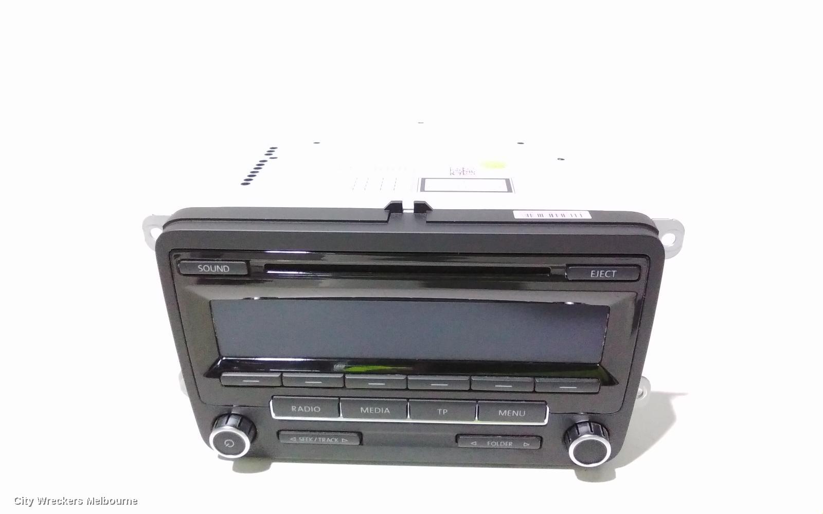 VOLKSWAGEN TIGUAN RADIO/CD/DVD/SAT/TV, CD PLAYER (RCD310), 5N, 05/2008 - 08/2016