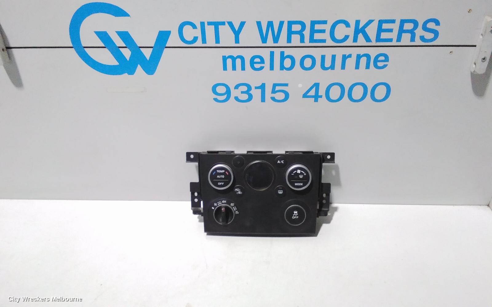 SUZUKI VITARA HEATER/AC CONTROLS, GRAND VITARA, JT, CLIMATE CONTROL TYPE, W/ LIGHT UP SCREEN, 08/2008 - 07/2012