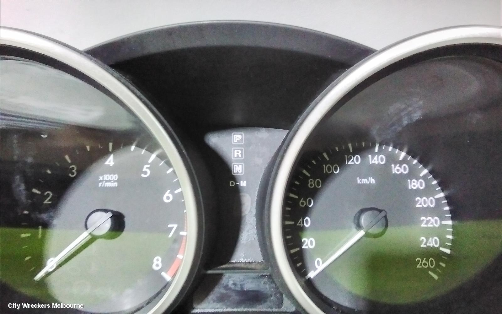 MAZDA 3 INSTRUMENT CLUSTER, INSTRUMENT CLUSTER, PETROL, AUTO T/M, SP25, BL, 04/2009 - 10/2013