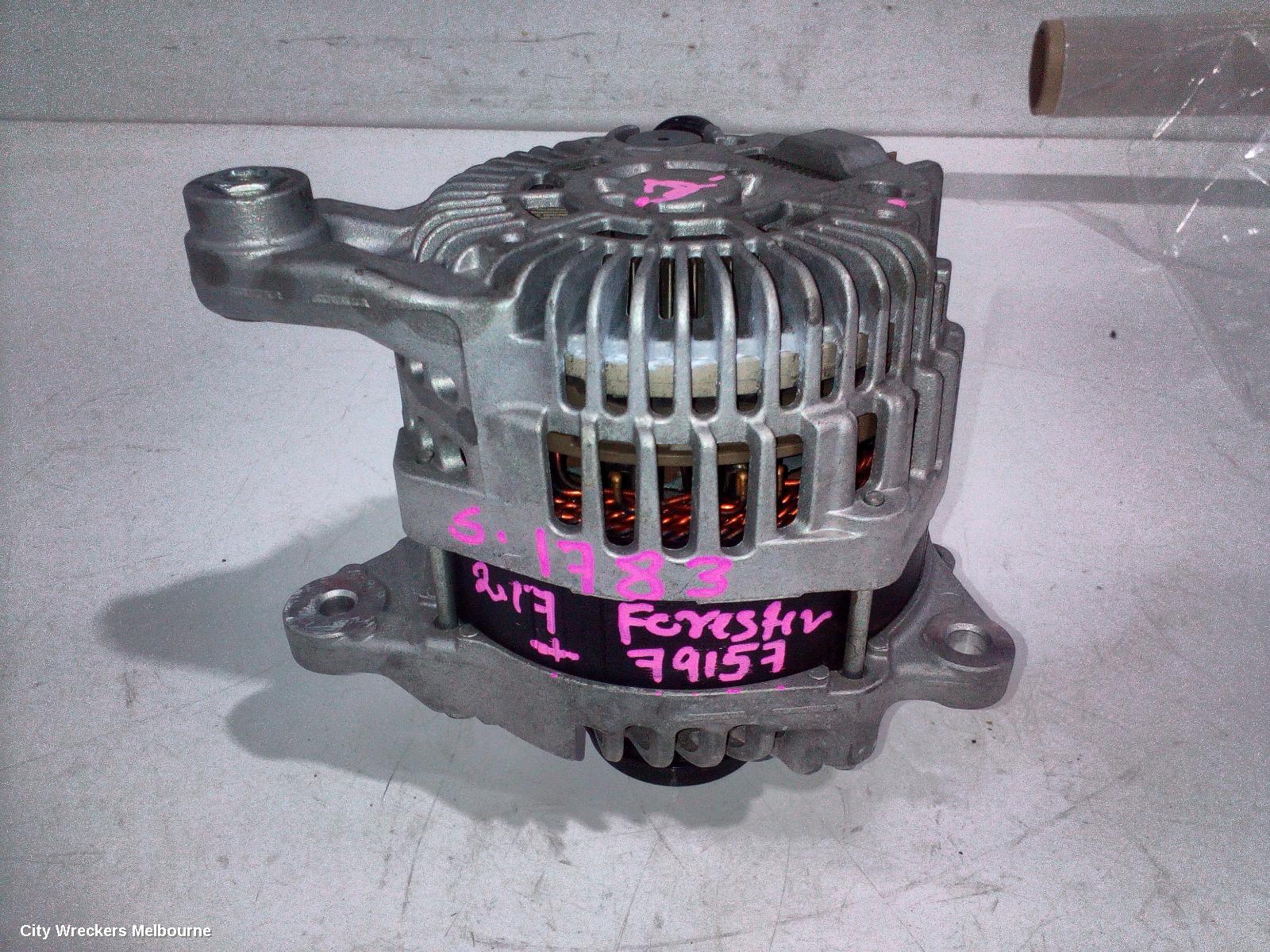 SUBARU FORESTER ALTERNATOR, PETROL, 2.5, FB25, P/N 23700AA761, SJ, 12/2012 - 08/2018