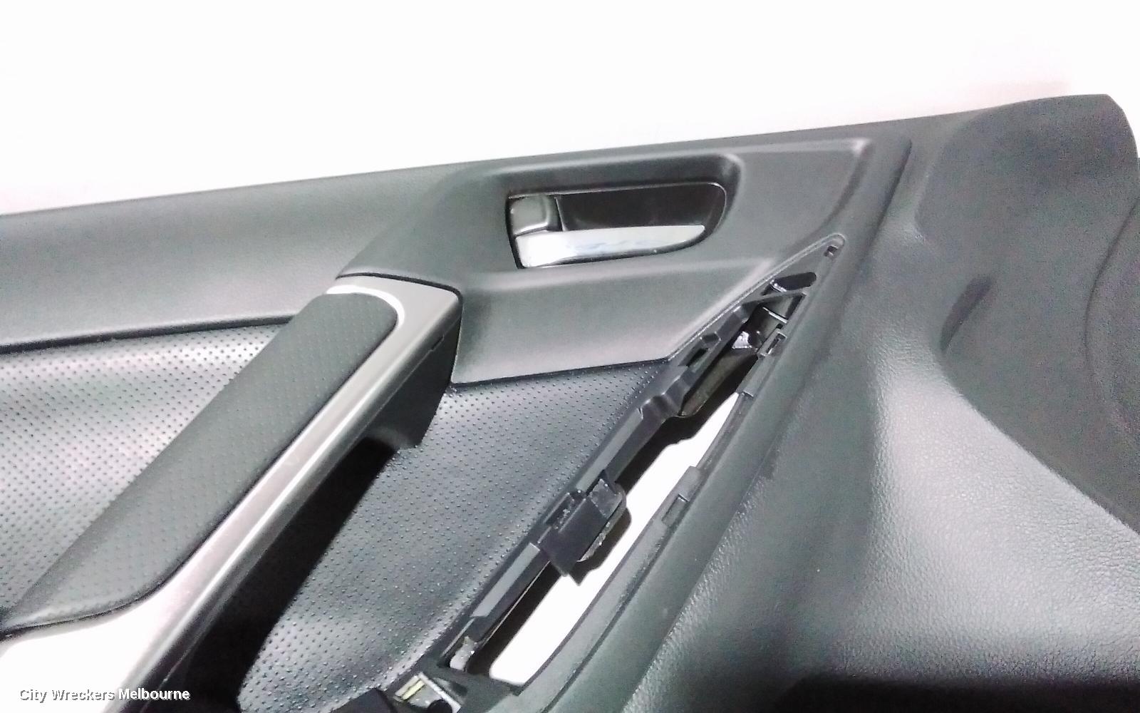 SUBARU FORESTER DOOR TRIM, LH FRONT, SJ, LEATHER, 12/2012 - 08/2018