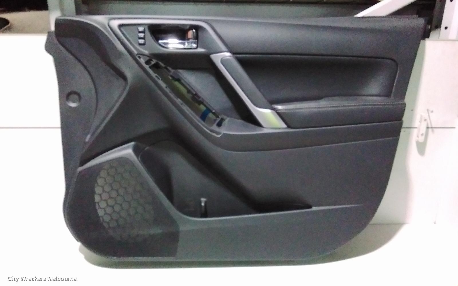 SUBARU FORESTER DOOR TRIM, RH FRONT, SJ, LEATHER, 12/2012 - 08/2018