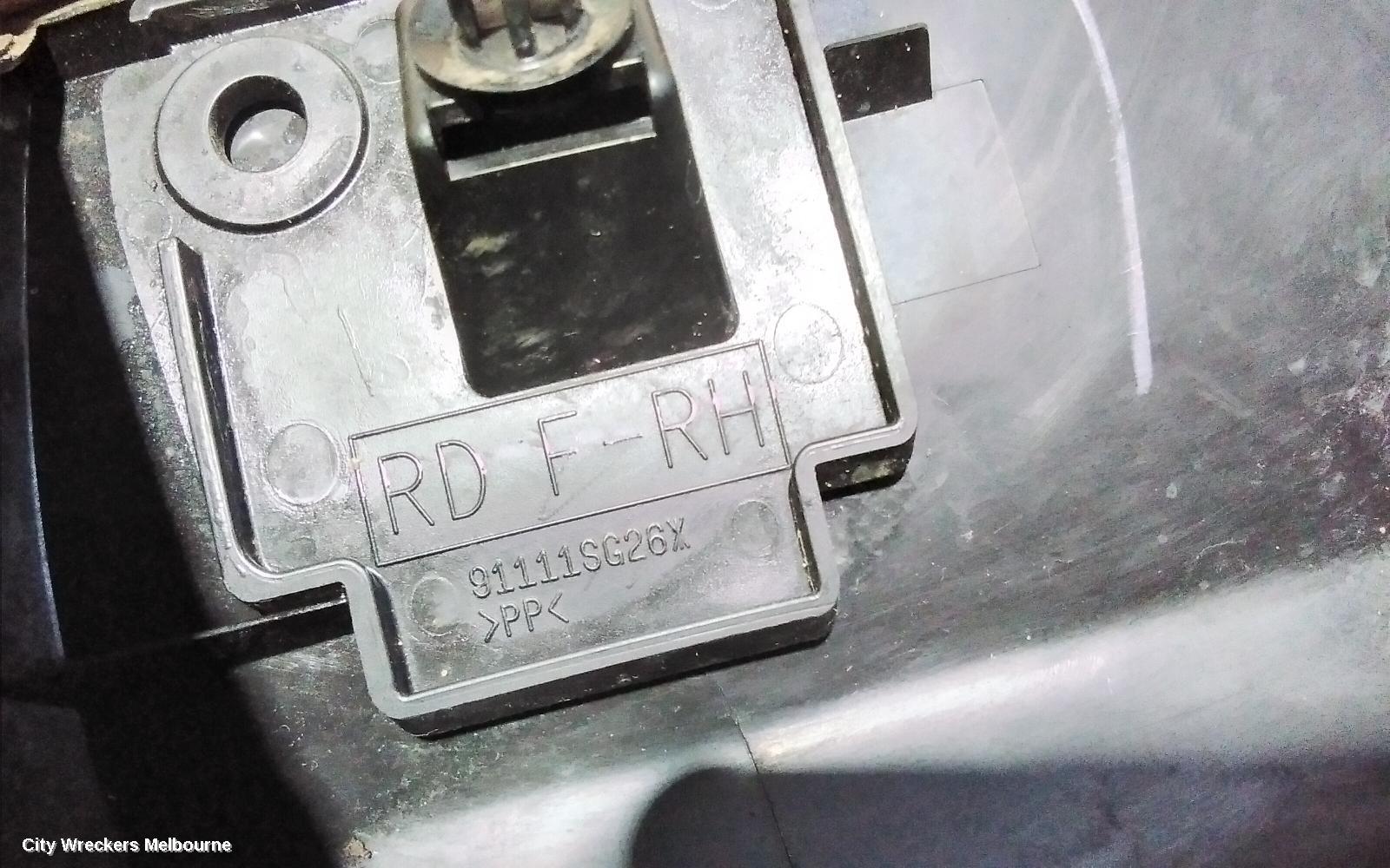 SUBARU FORESTER DOOR MOULD, RHR LOWER OUTER MOULD: 79179, RH REAR, SJ, 01/2013 - 08/2018
