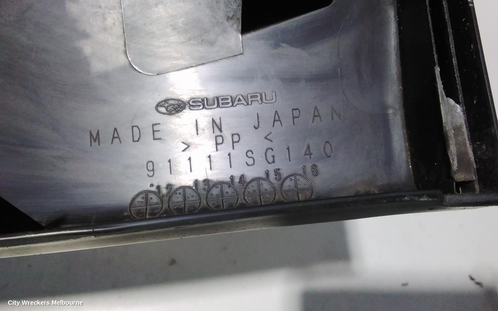 SUBARU FORESTER DOOR MOULD, RHR LOWER OUTER MOULD: 79179, RH REAR, SJ, 01/2013 - 08/2018