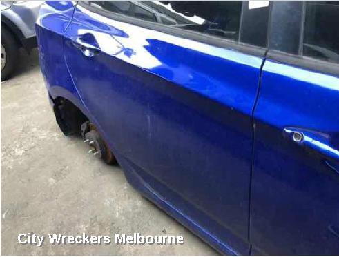 HYUNDAI ACCENT RIGHT REAR DOOR, RB, HATCH, 05/2011 - 12/2019