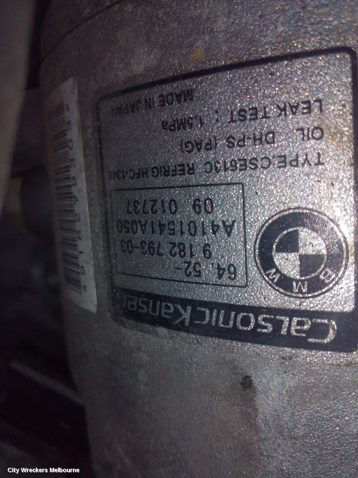 BMW 3 SERIES A/C COMPRESSOR, E90, 2.0, PETROL, N46/N46B/N46T, 03/2005 - 01/2012