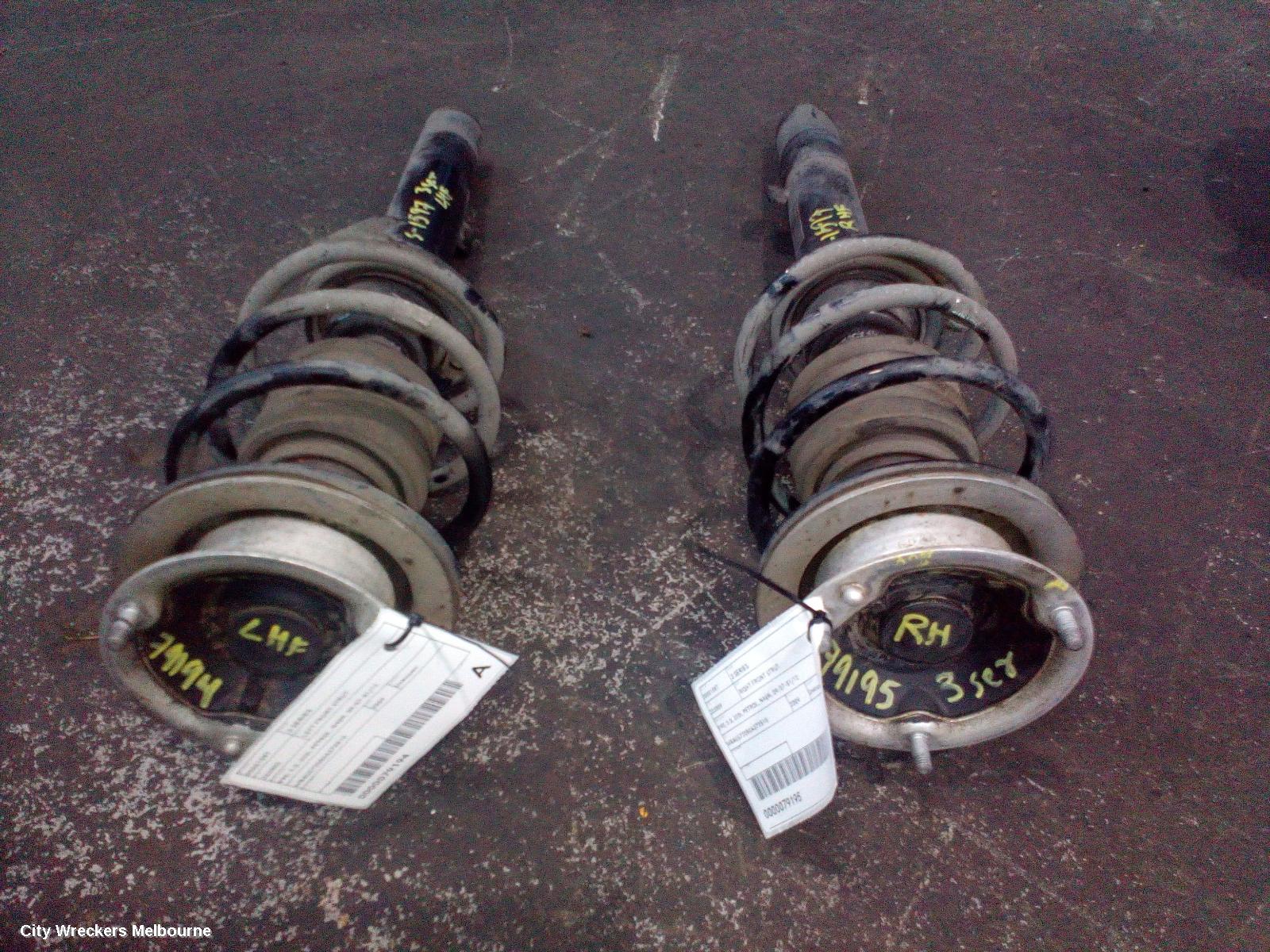 BMW 3 SERIES RIGHT FRONT STRUT, E90, 2.0, 320I, PETROL, N46N, 09/2007 - 01/2012