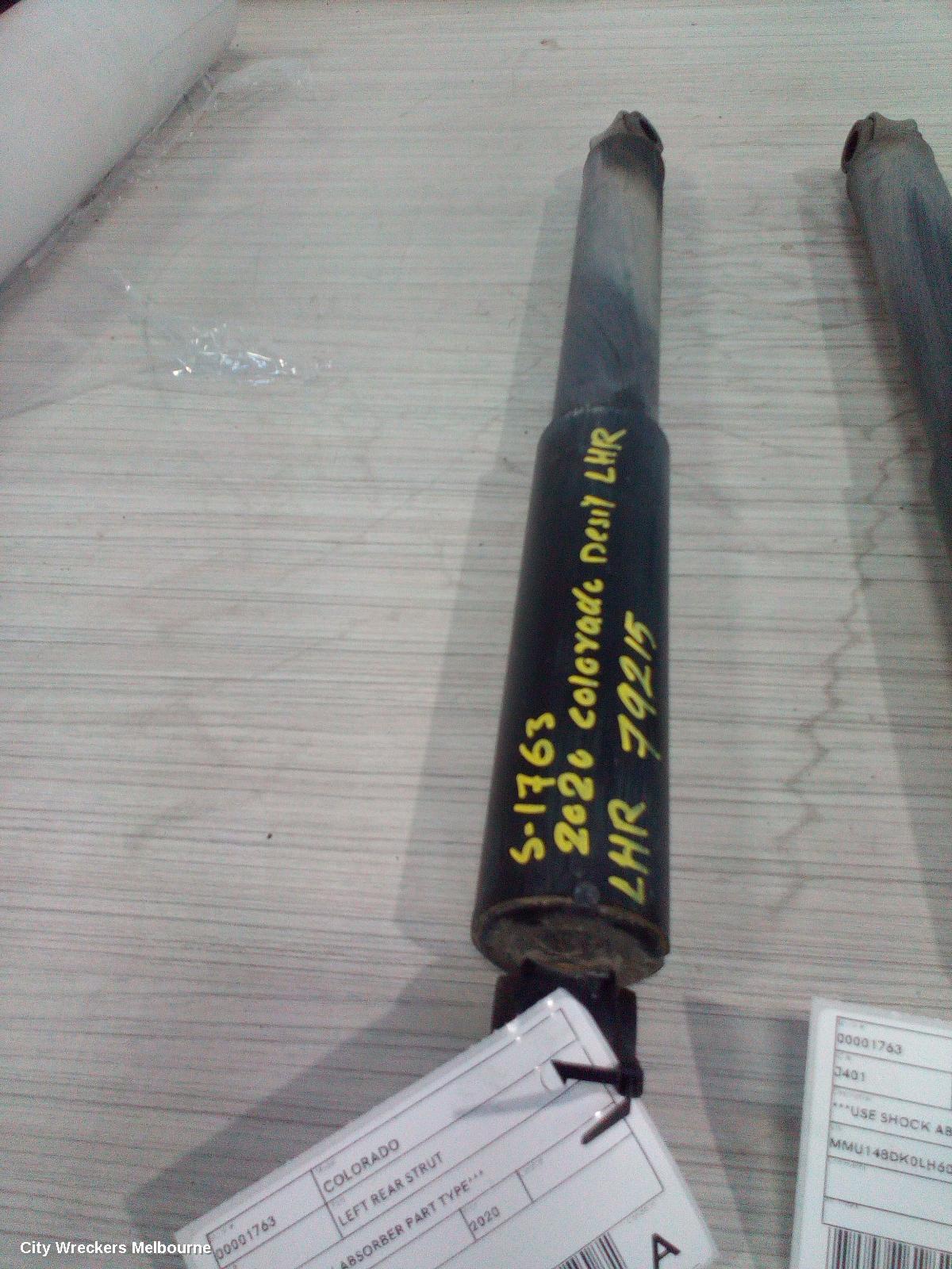 HOLDEN COLORADO SHOCK ABSORBER, REAR (PAIR), 2WD/4WD, RG, 07/2016 - 12/2020