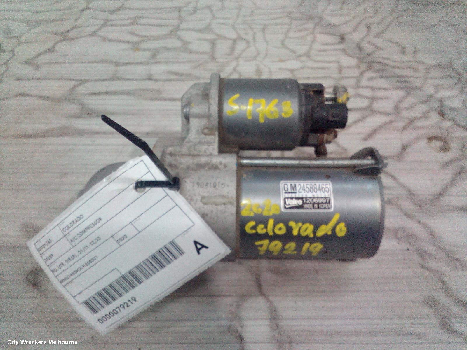 HOLDEN COLORADO A/C COMPRESSOR, RG, UTE, DIESEL, 01/2012 - 12/2020