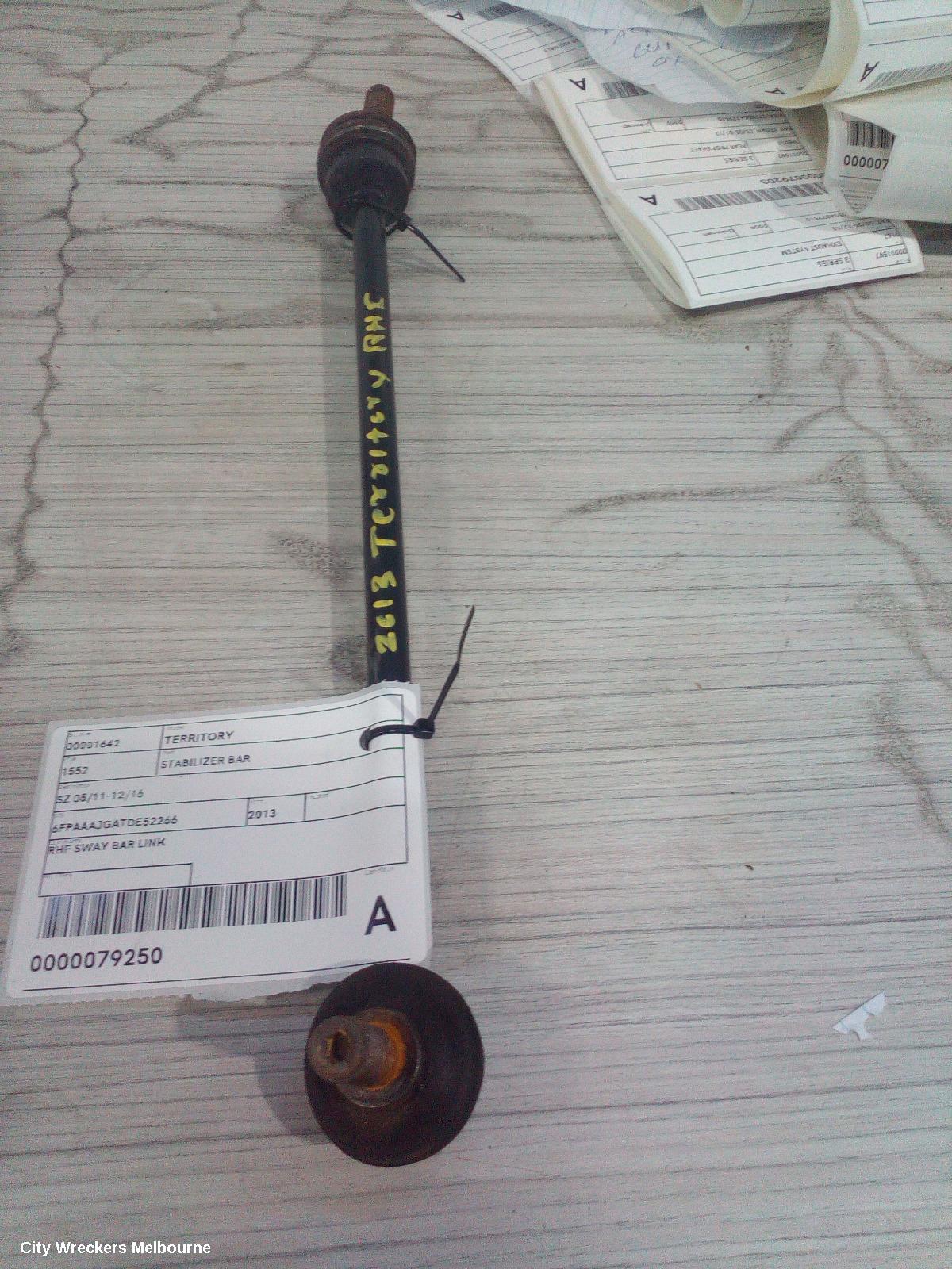 FORD TERRITORY STABILISER BAR, SZ, 03/2011 - 12/2016