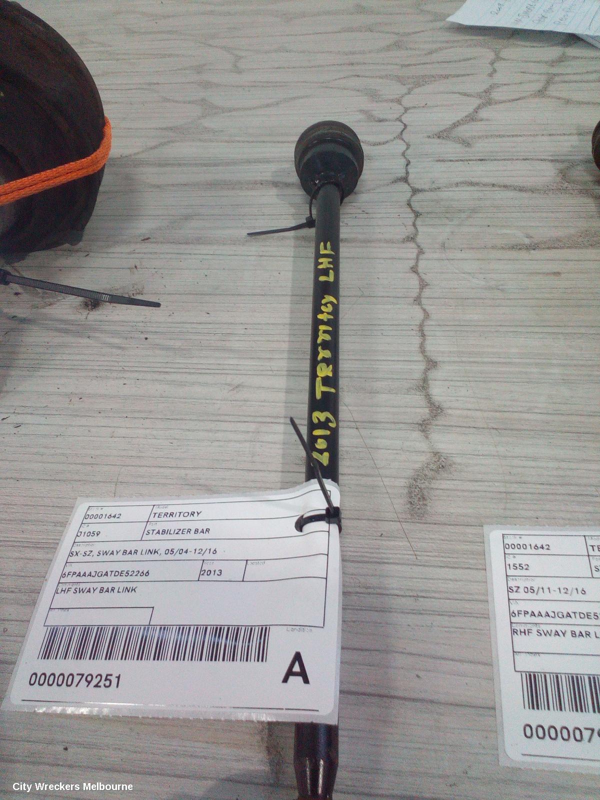 FORD TERRITORY STABILISER BAR, SX-SZ, SWAY BAR LINK, 05/2004 - 12/2016