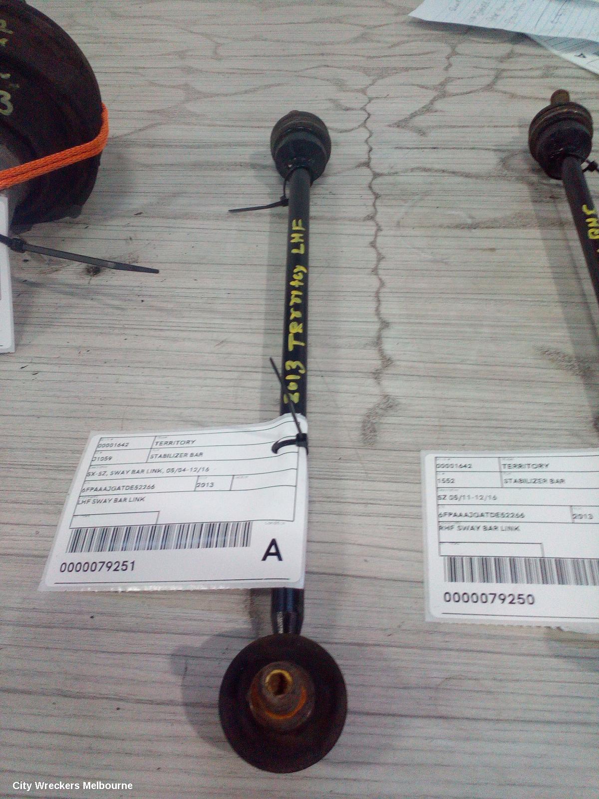 FORD TERRITORY STABILISER BAR, SX-SZ, SWAY BAR LINK, 05/2004 - 12/2016