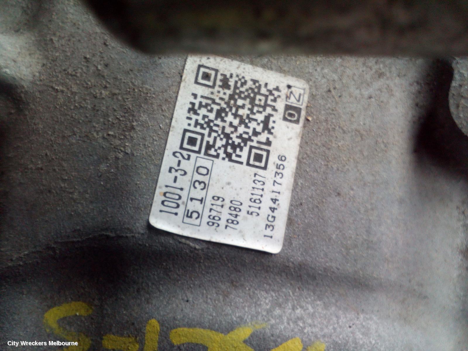 PEUGEOT 508 TRANS/GEARBOX, AUTO, PETROL, 1.6, TURBO (VIN 5FV...), 20GA03 CODE, 05/2011 - 02/2015
