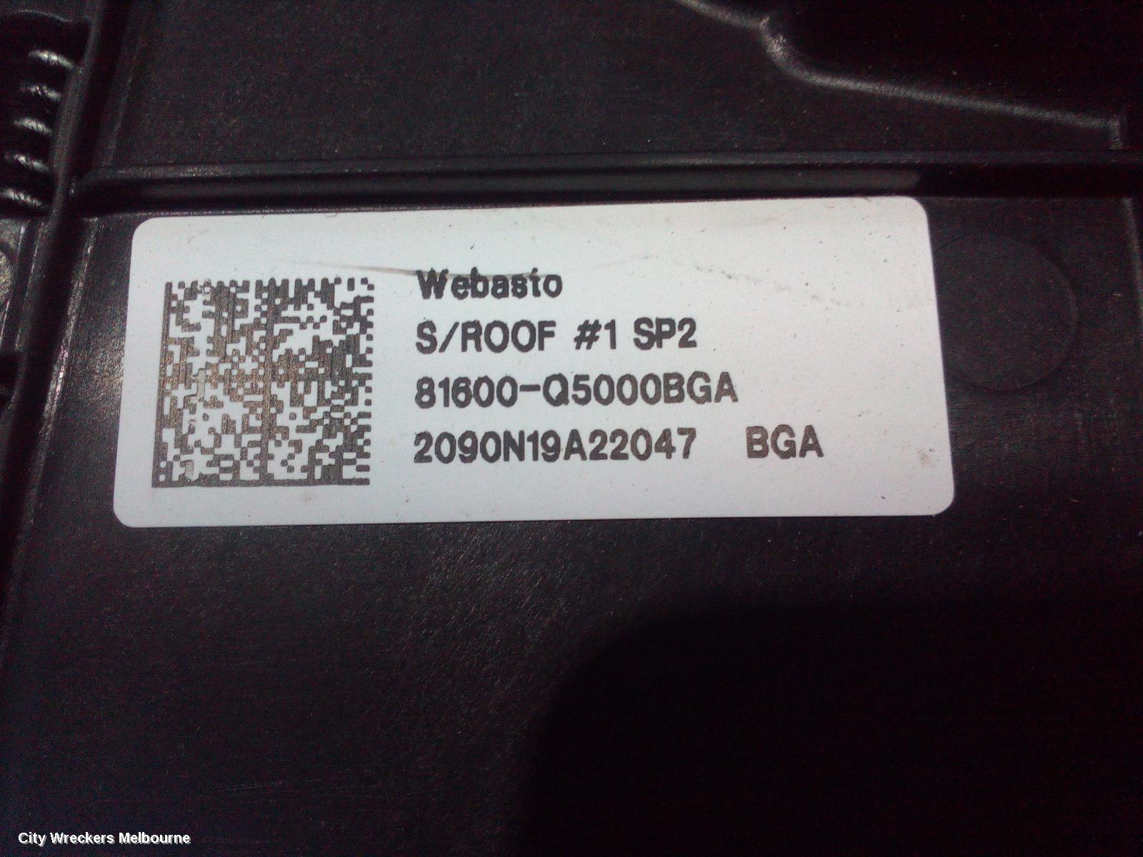 KIA SELTOS ROOF GLASS/SUNROOF/T, SP2, 07/2019 ONWARDS