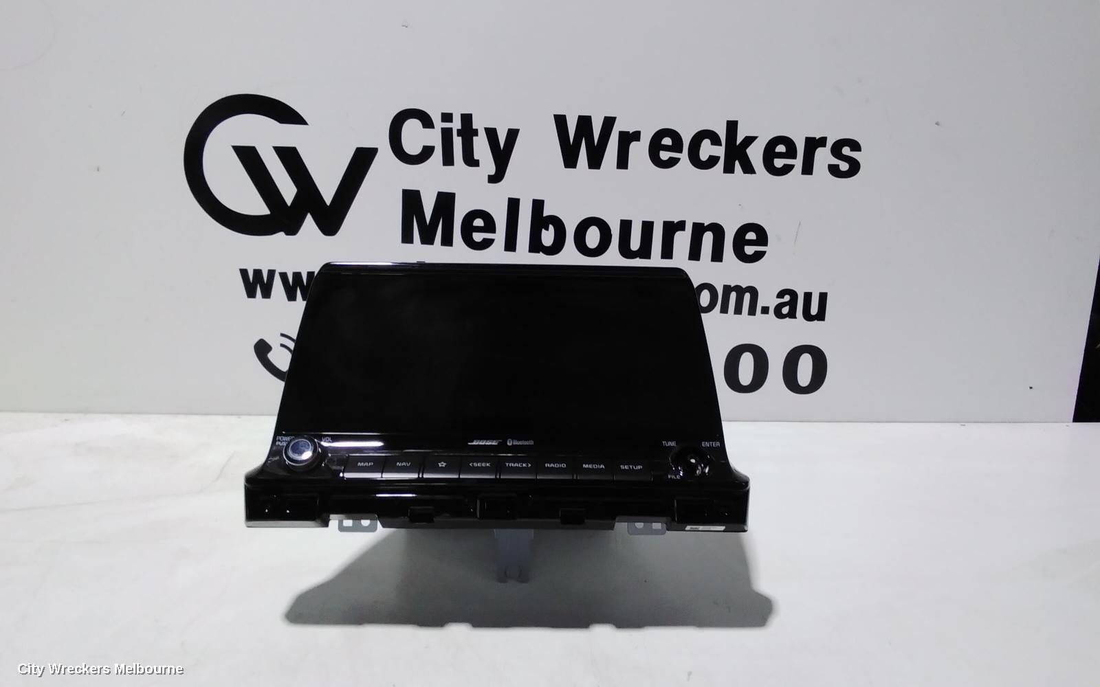 KIA SELTOS RADIO/CD/DVD/SAT/TV, HEAD UNIT, W/ DISPLAY UNIT, 8IN TOUCHSCREEN, SP2, 07/2019 ONWARDS