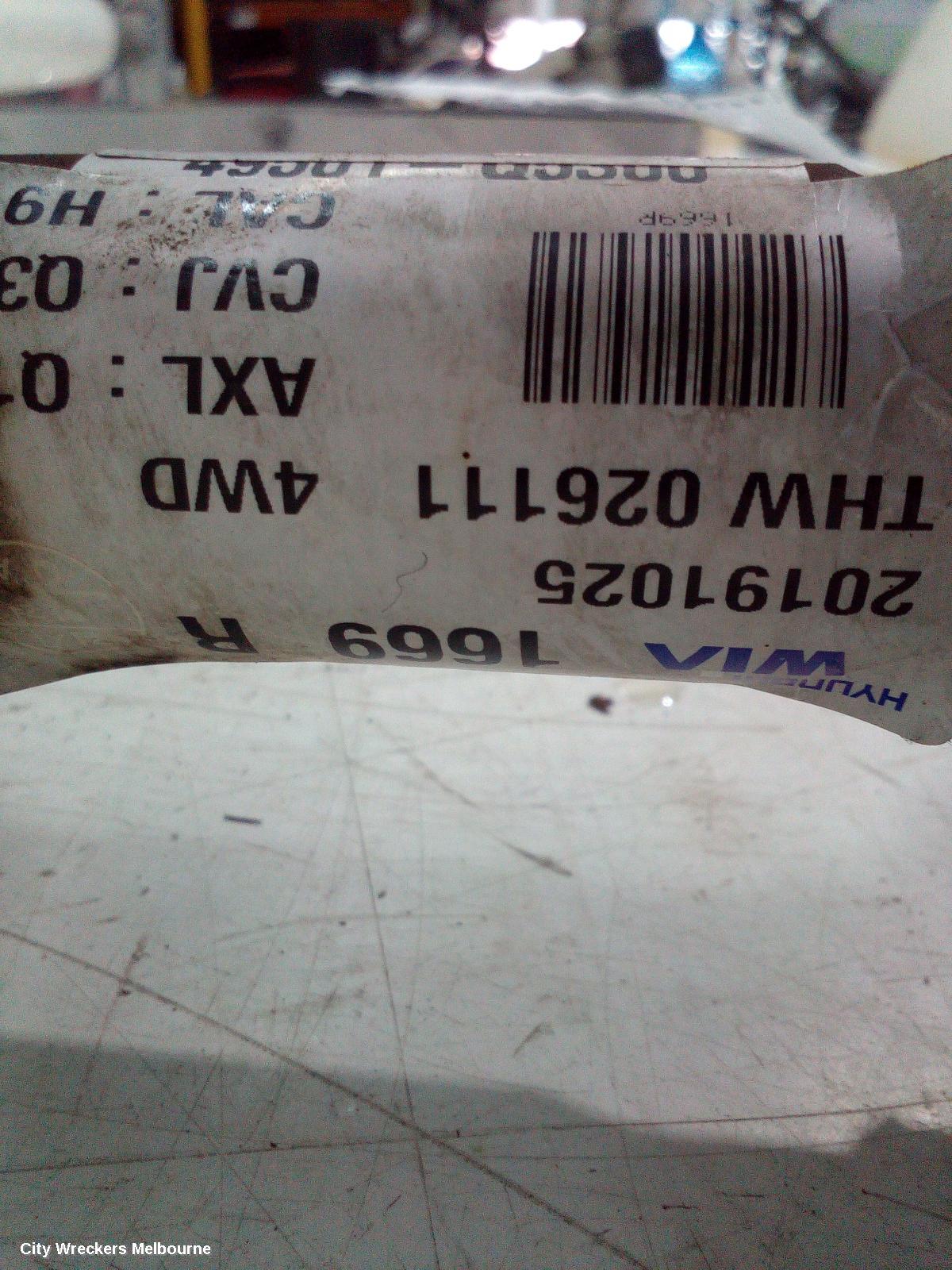 KIA SELTOS RIGHT DRIVESHAFT, FRONT, AUTO T/M, PETROL, 1.6, SP2, 07/2019 ONWARDS