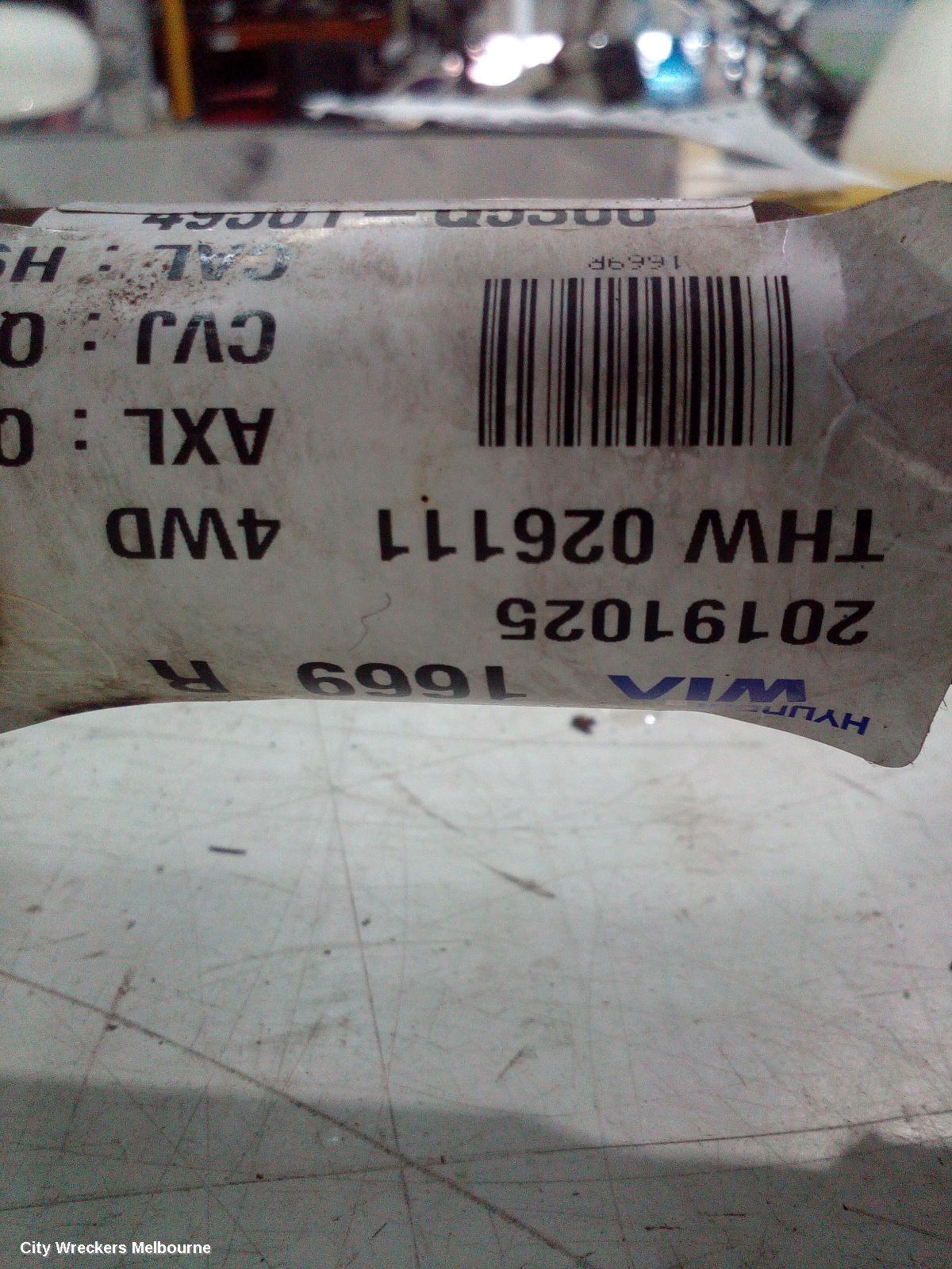 KIA SELTOS RIGHT DRIVESHAFT, FRONT, AUTO T/M, PETROL, 1.6, SP2, 07/2019 ONWARDS