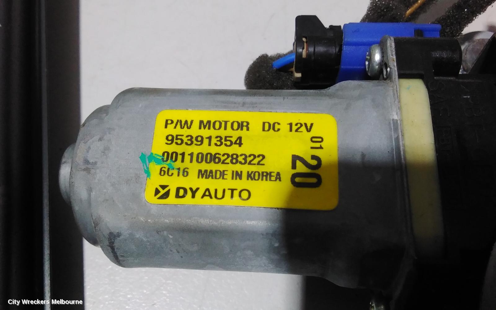 HOLDEN CAPTIVA LEFT FRONT WINDOW REG/MOTOR, CG, CAPTIVA 7 (VIN KL3C), 01/2011 - 06/2018