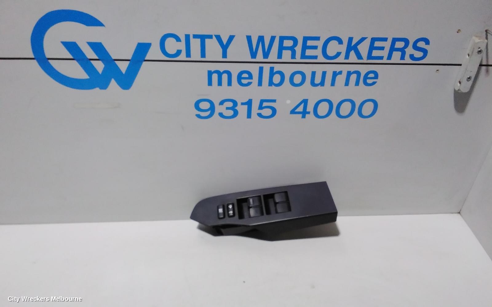 TOYOTA COROLLA PWR DR WIND SWITCH, RH FRONT (MASTER SWITCH), ZRE152/20153R, FRONT DOOR ONLY, 03/2007 - 10/2013