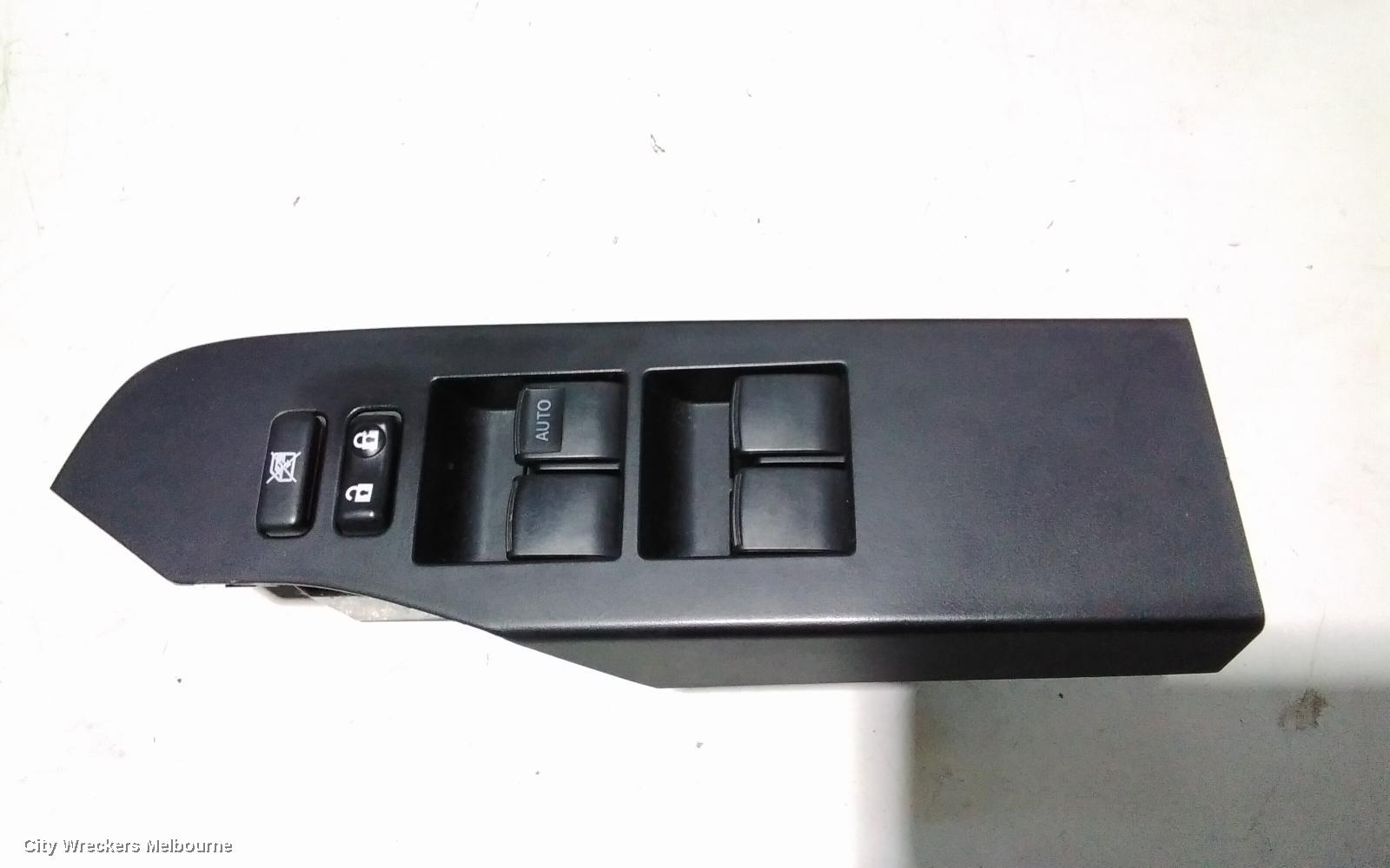 TOYOTA COROLLA PWR DR WIND SWITCH, RH FRONT (MASTER SWITCH), ZRE152/20153R, FRONT DOOR ONLY, 03/2007 - 10/2013