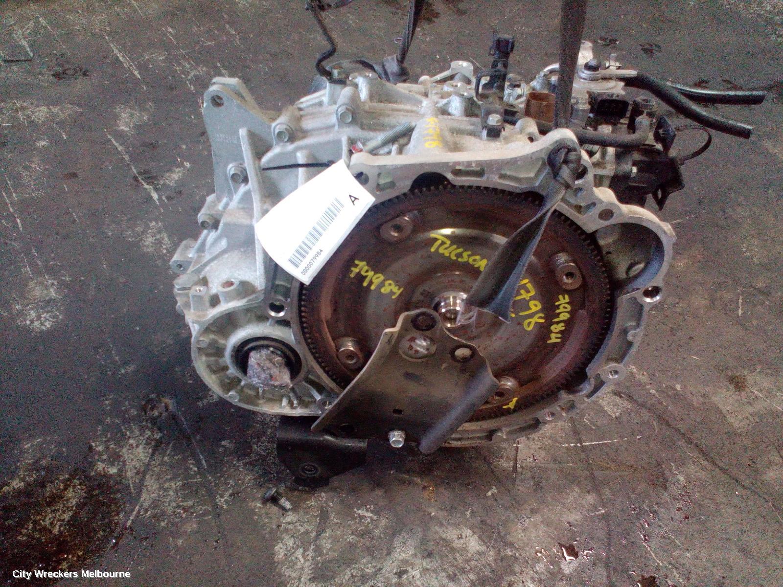 HYUNDAI TUCSON TRANS/GEARBOX, AUTO, FWD, PETROL, 2.0, G4NC, 6 SPEED, TL, 07/2015 - 01/2021