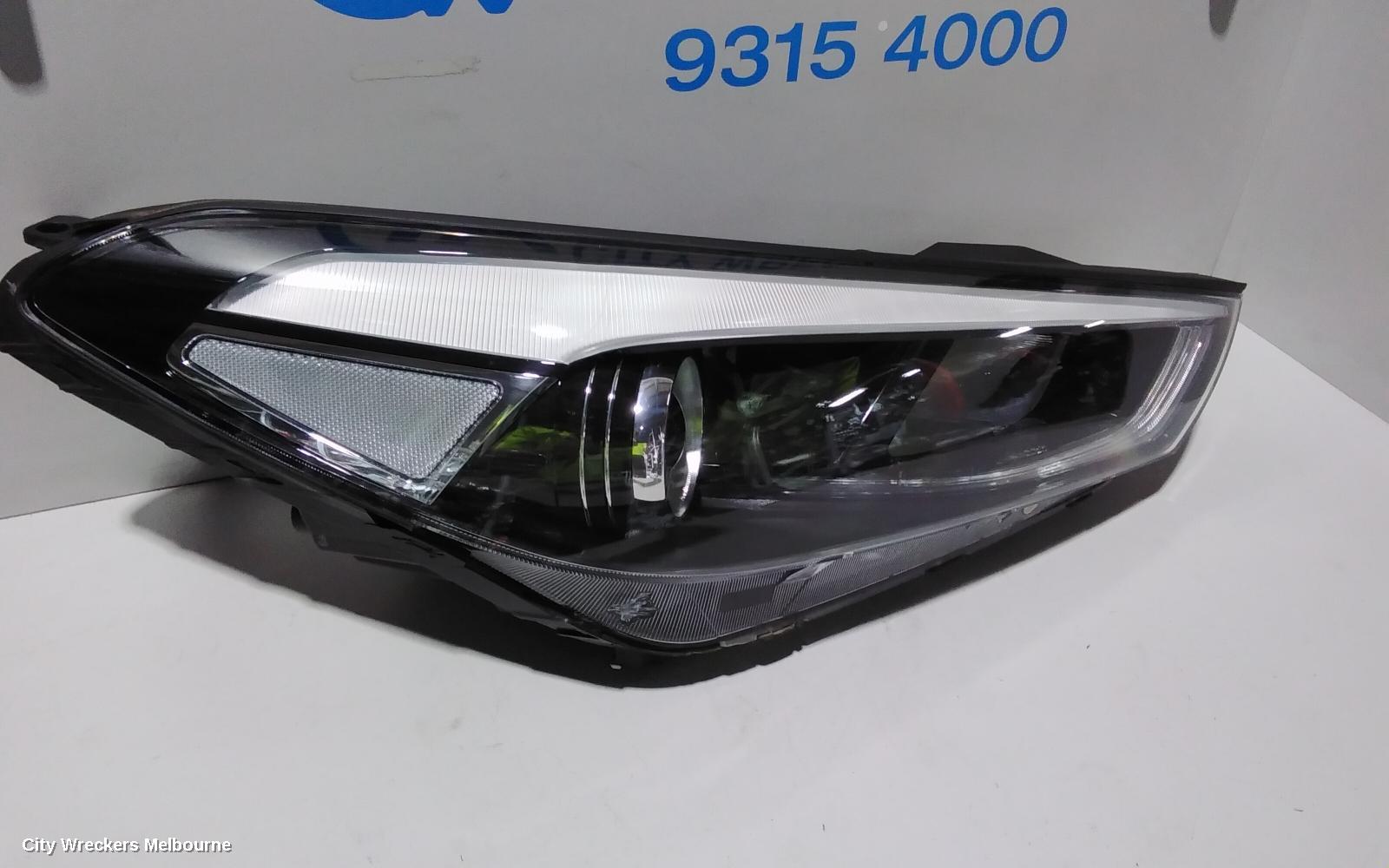 HYUNDAI TUCSON RIGHT HEADLAMP, TL, ACTIVE/ACTIVE X, KOREAN BUILT (VIN KMHJ), HALOGEN TYPE, NON DAYTIME RUNNING LAMP, 06/2015 - 06/2018