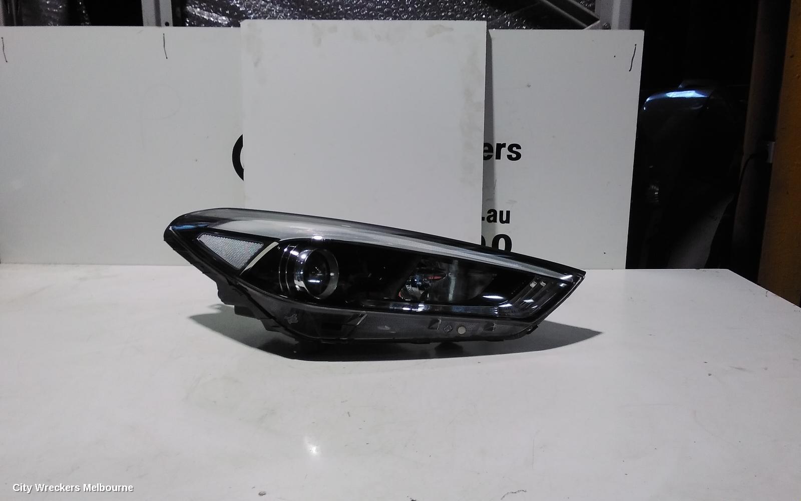 HYUNDAI TUCSON RIGHT HEADLAMP, TL, ACTIVE/ACTIVE X, KOREAN BUILT (VIN KMHJ), HALOGEN TYPE, NON DAYTIME RUNNING LAMP, 06/2015 - 06/2018