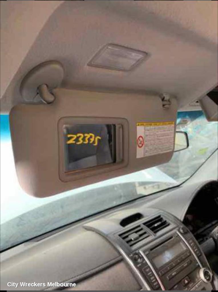 TOYOTA CAMRY SUNVISOR, ASV50/AVV50, LH SIDE, NON LAMP TYPE, 12/2011 - 10/2017