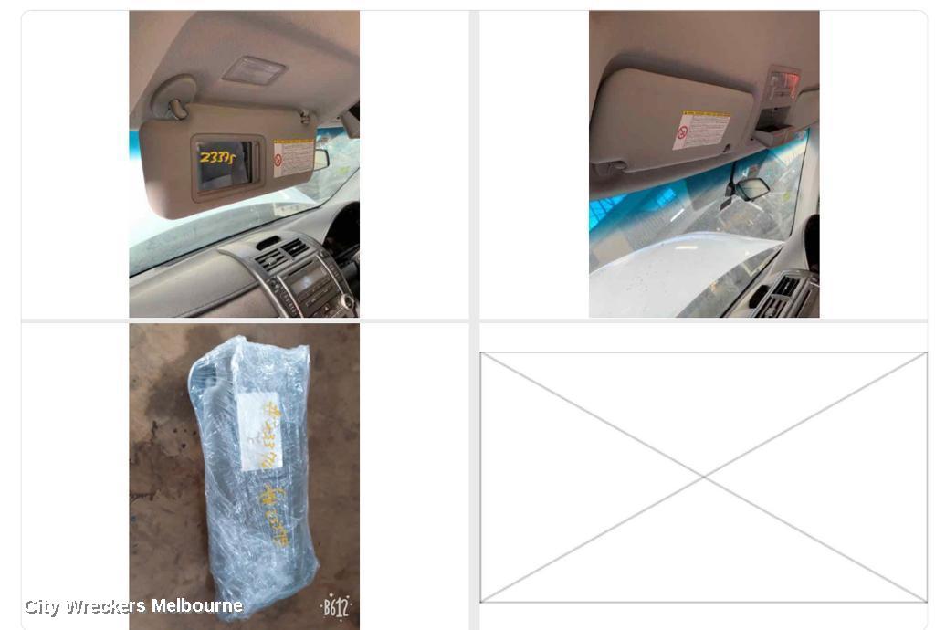 TOYOTA CAMRY SUNVISOR, ASV50/AVV50, LH SIDE, NON LAMP TYPE, 12/2011 - 10/2017