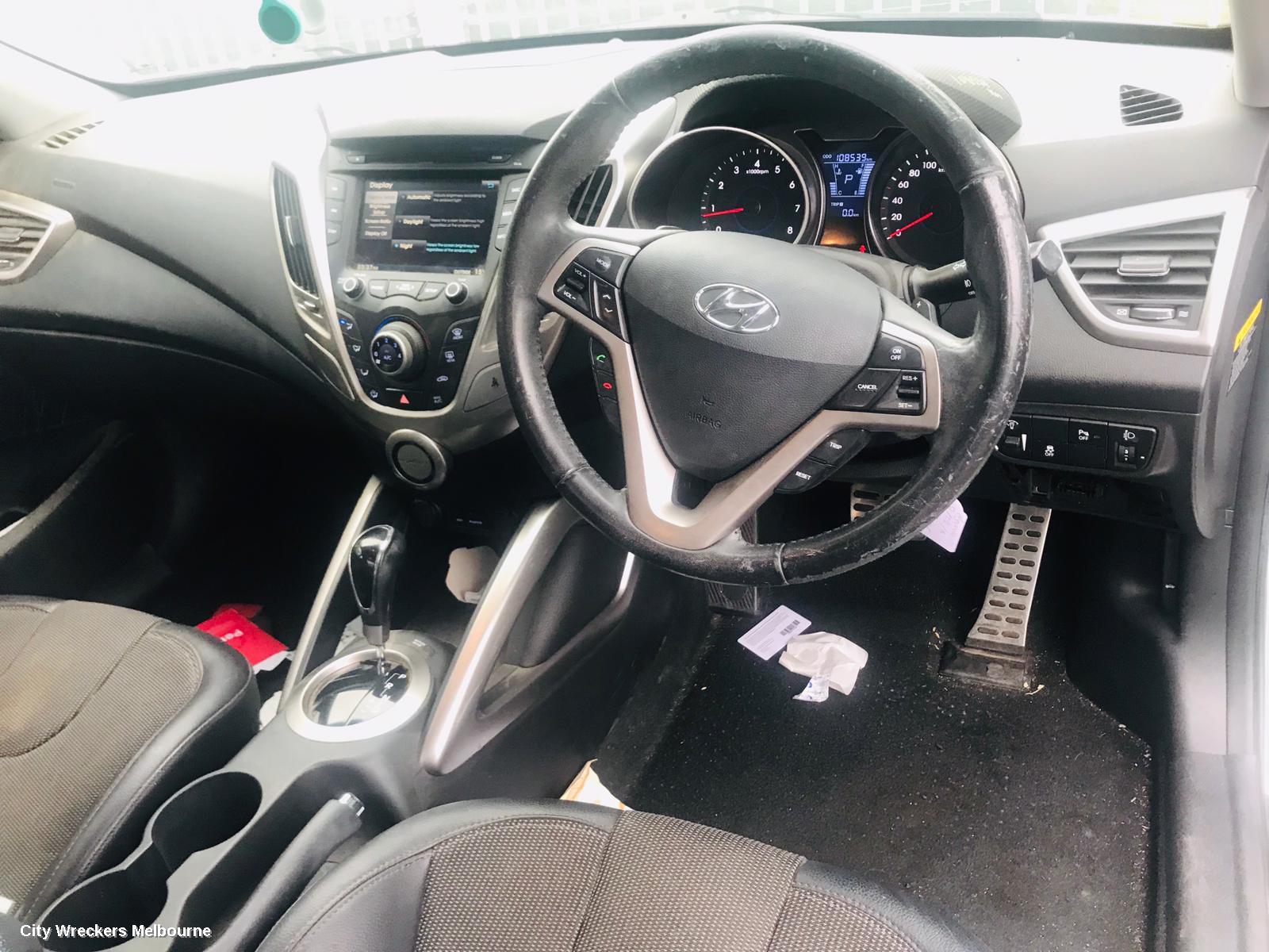 HYUNDAI VELOSTER STEERING BOX/RACK, FS, NON TURBO TYPE, REAR MOUNT CALIPER TYPE, 12/2011 - 05/2012