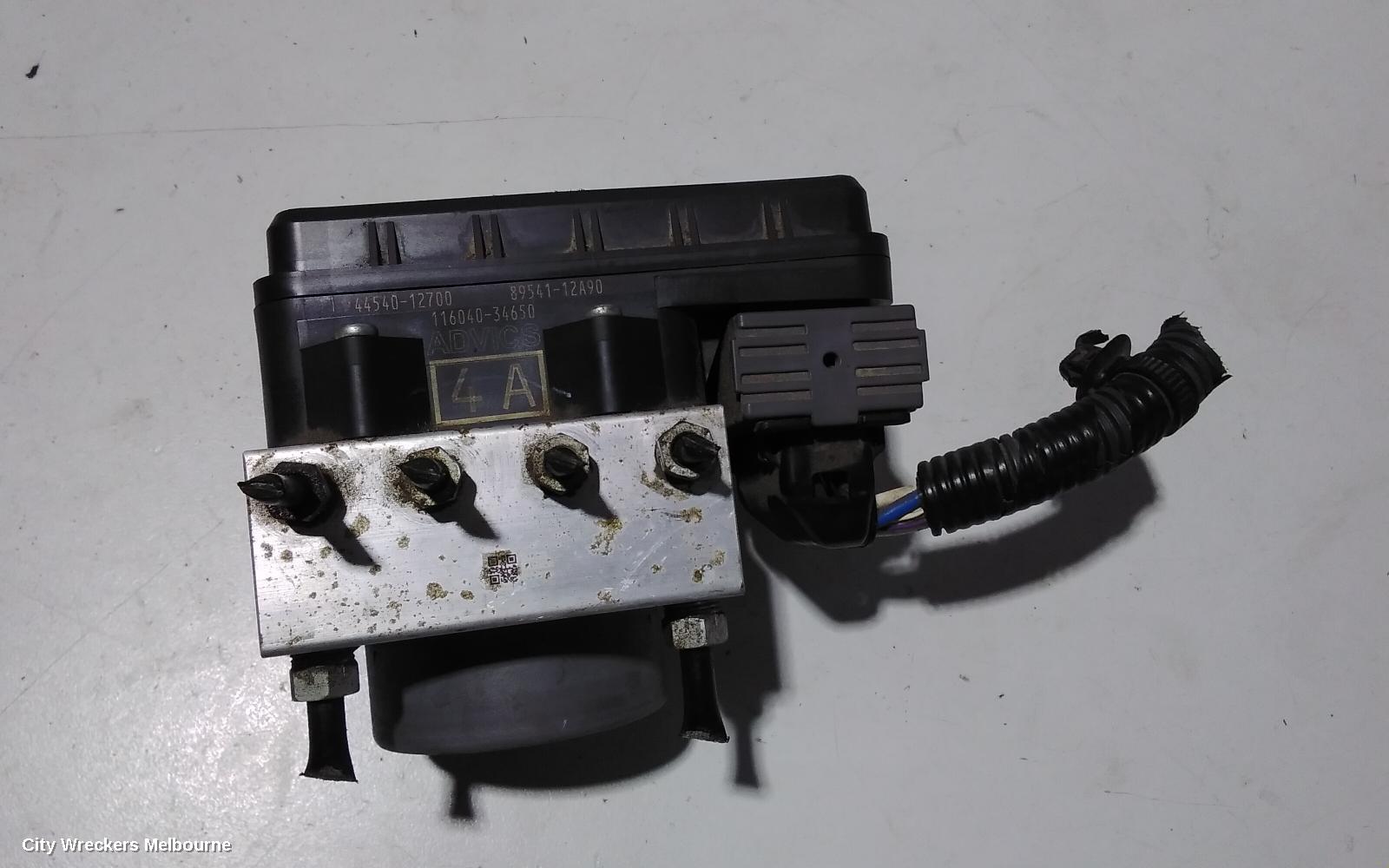 TOYOTA COROLLA ABS PUMP/MODULATOR, ZRE182R, HATCH, NON HYBRID, 03/2015 - 06/2018