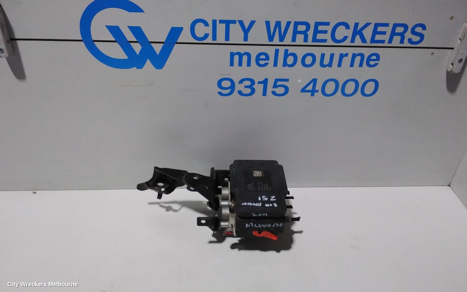 NISSAN MURANO ABS PUMP/MODULATOR, Z51, 05/2010 - 12/2014