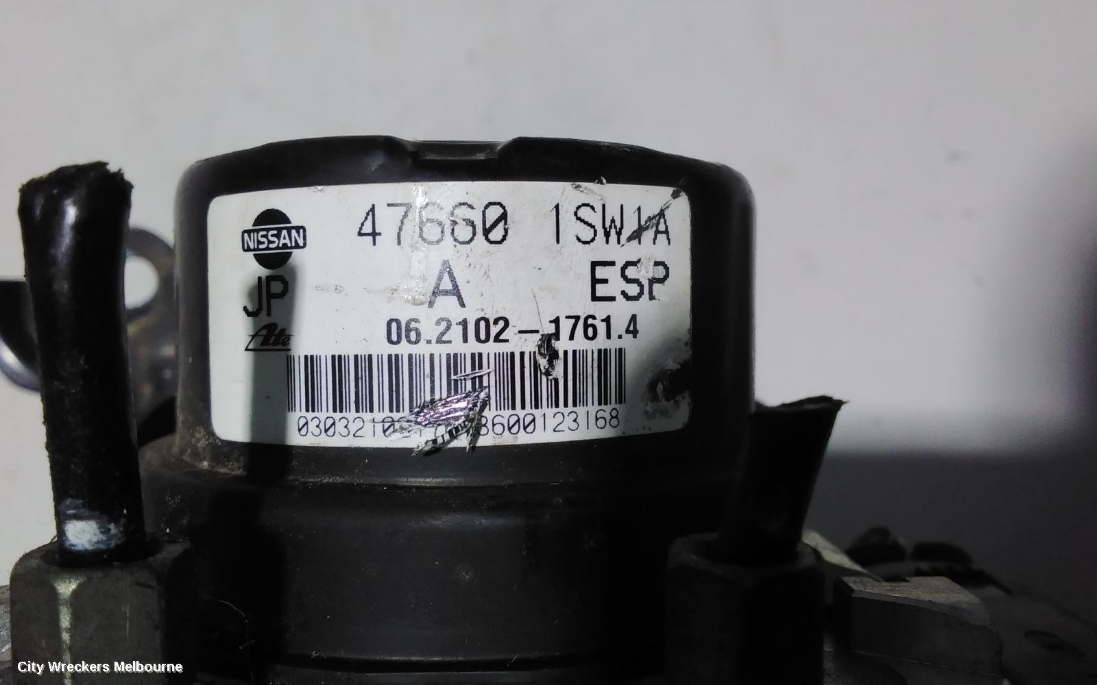 NISSAN MURANO ABS PUMP/MODULATOR, Z51, 05/2010 - 12/2014