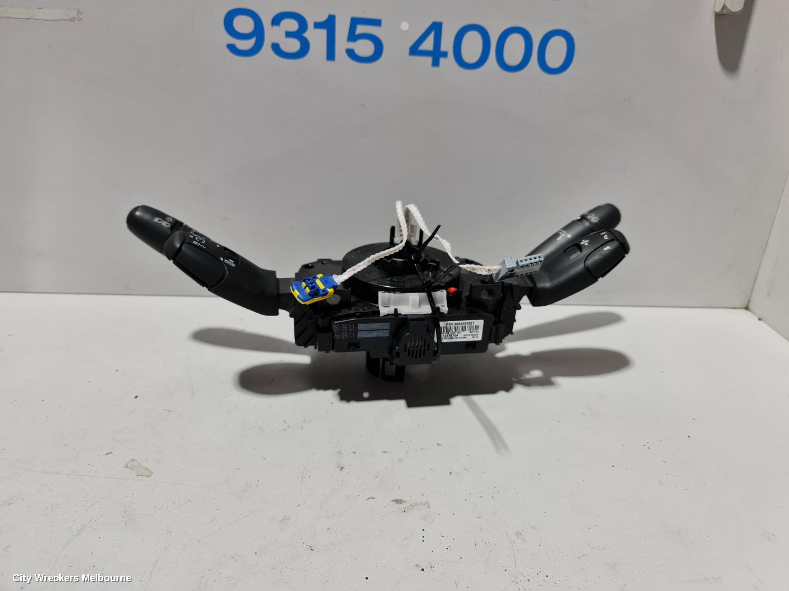 PEUGEOT 308 AIRBAG MODULE/SENSOR, CLOCKSPRING***USE COMBINATION SWITCH PART TYPE***
