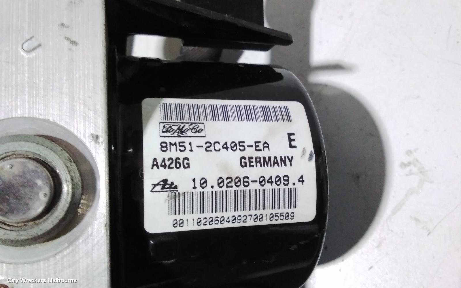 FORD FOCUS ABS PUMP/MODULATOR, LV, 06/2008 - 07/2011