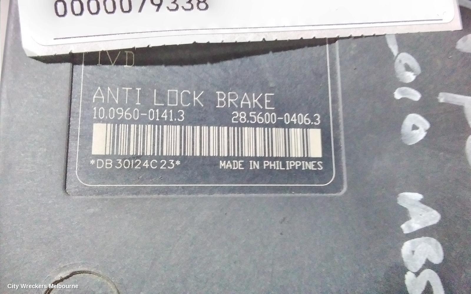FORD FOCUS ABS PUMP/MODULATOR, LV, 06/2008 - 07/2011