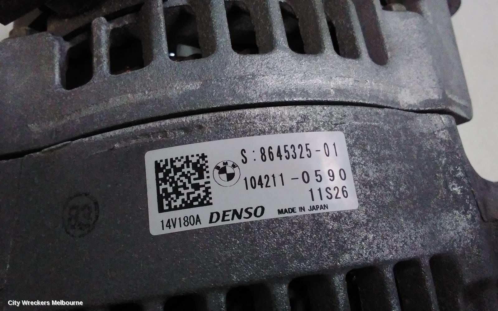 BMW 3 SERIES ALTERNATOR, PETROL, 2.0, B48, 180AMP, F30/F31, 07/2015 - 05/2019