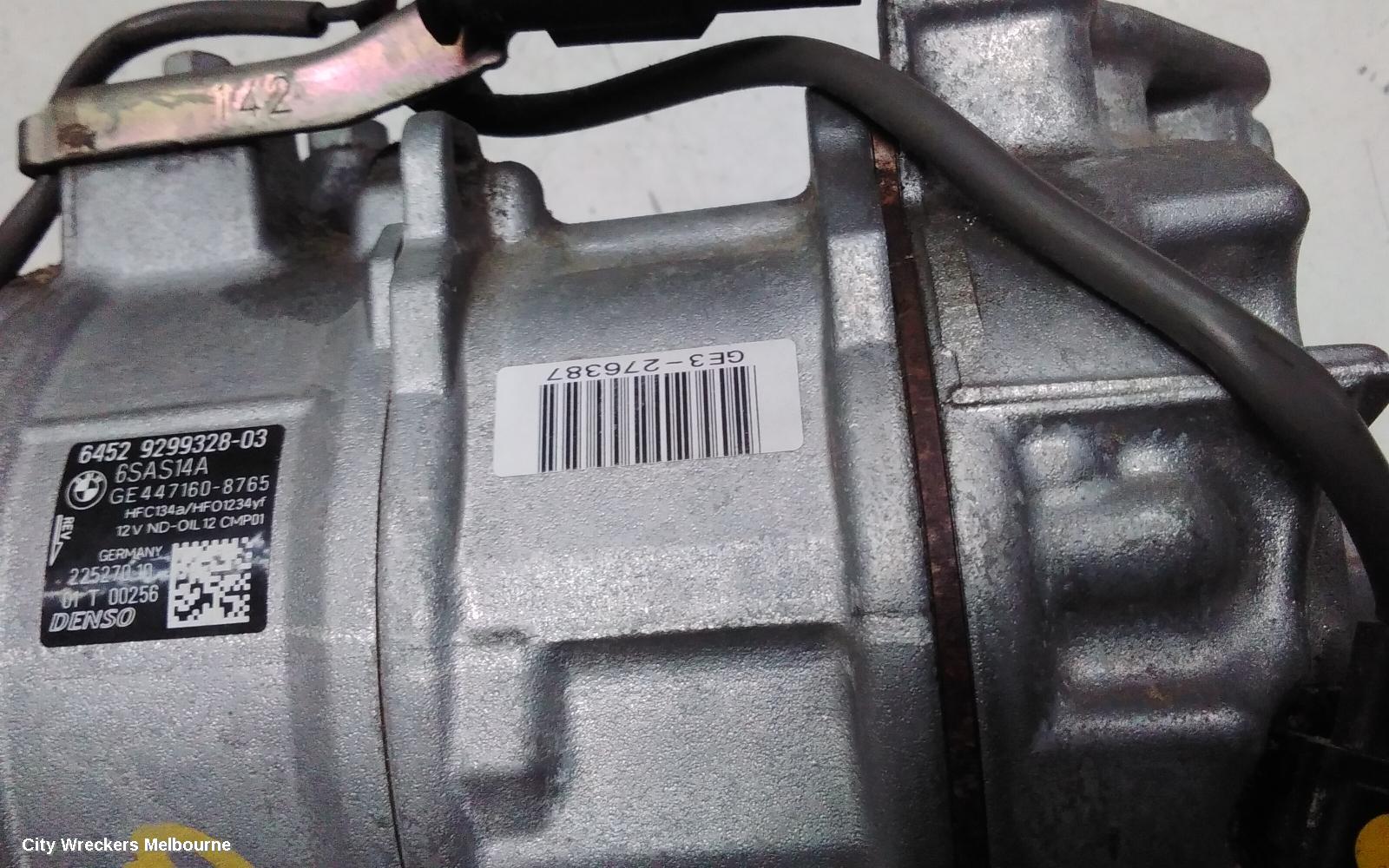 BMW 3 SERIES A/C COMPRESSOR, F30/F31/F34, 2.0, B48, PETROL, W/ MAGNETIC CLUTCH TYPE, 07/2015 ONWARDS