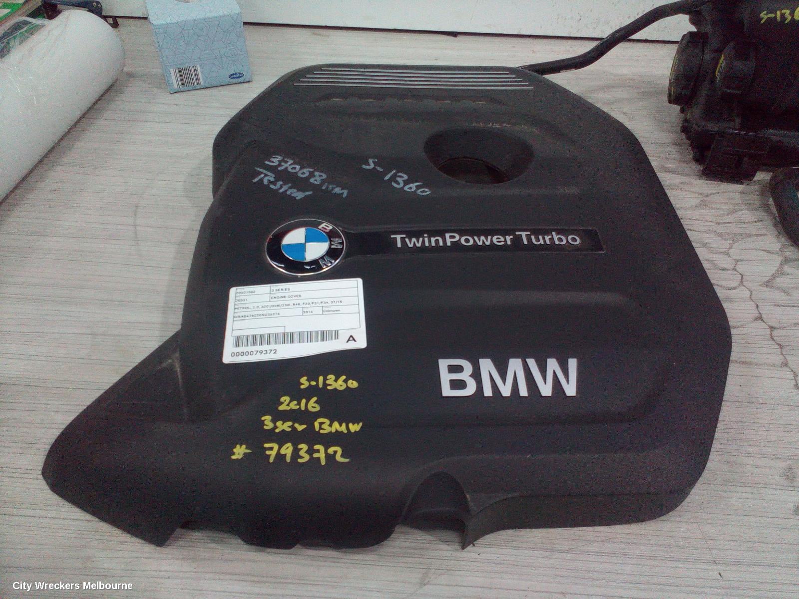 BMW 3 SERIES ENGINE COVER, PETROL, 2.0, 320I/328I/330I, B48, F30/F31/F34, 07/2015 ONWARDS