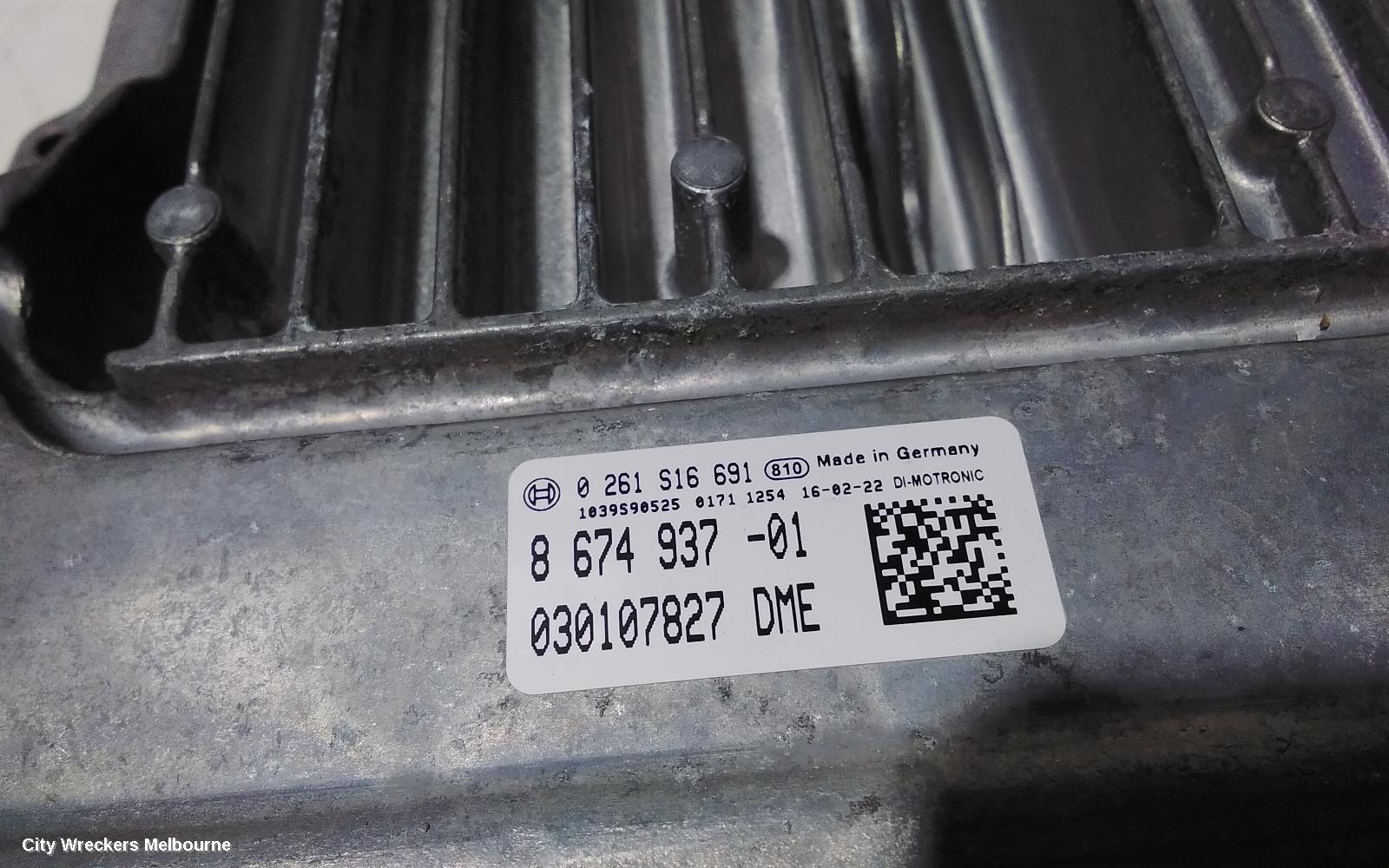 BMW 3 SERIES ECU, ENGINE ECU, 2.0, 330I, TURBO, PETROL, ECU ONLY, F30/F31, B48, 07/2015 - 05/2019