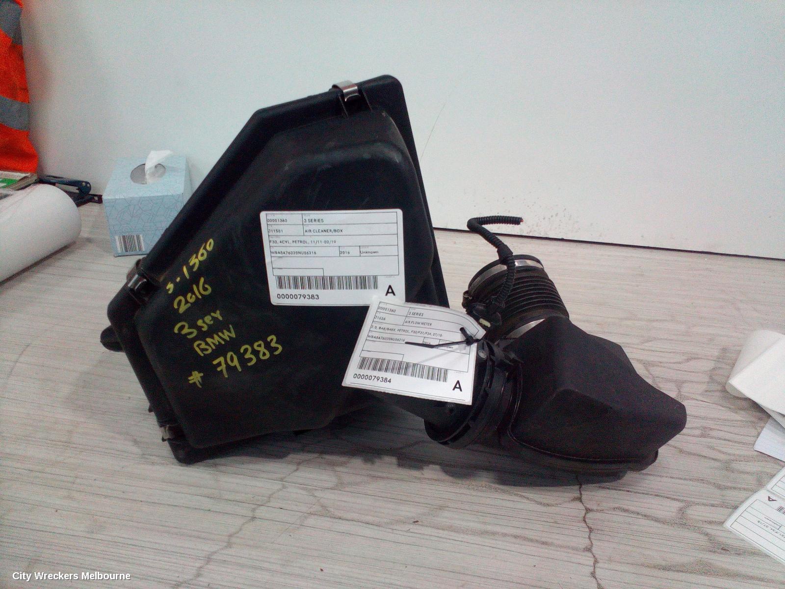 BMW 3 SERIES AIR CLEANER/BOX, AIR CLEANER, 2.0, PETROL, N20, F30/F31/F34, 11/2011 - 05/2016