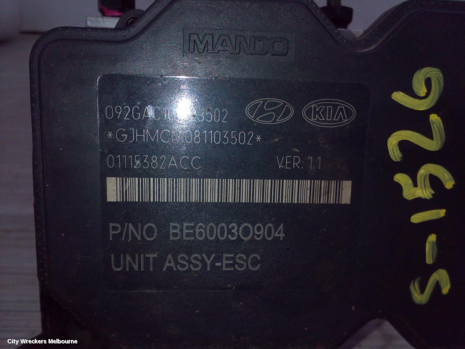 KIA OPTIMA ABS PUMP/MODULATOR, TF, 09/2013 - 10/2015