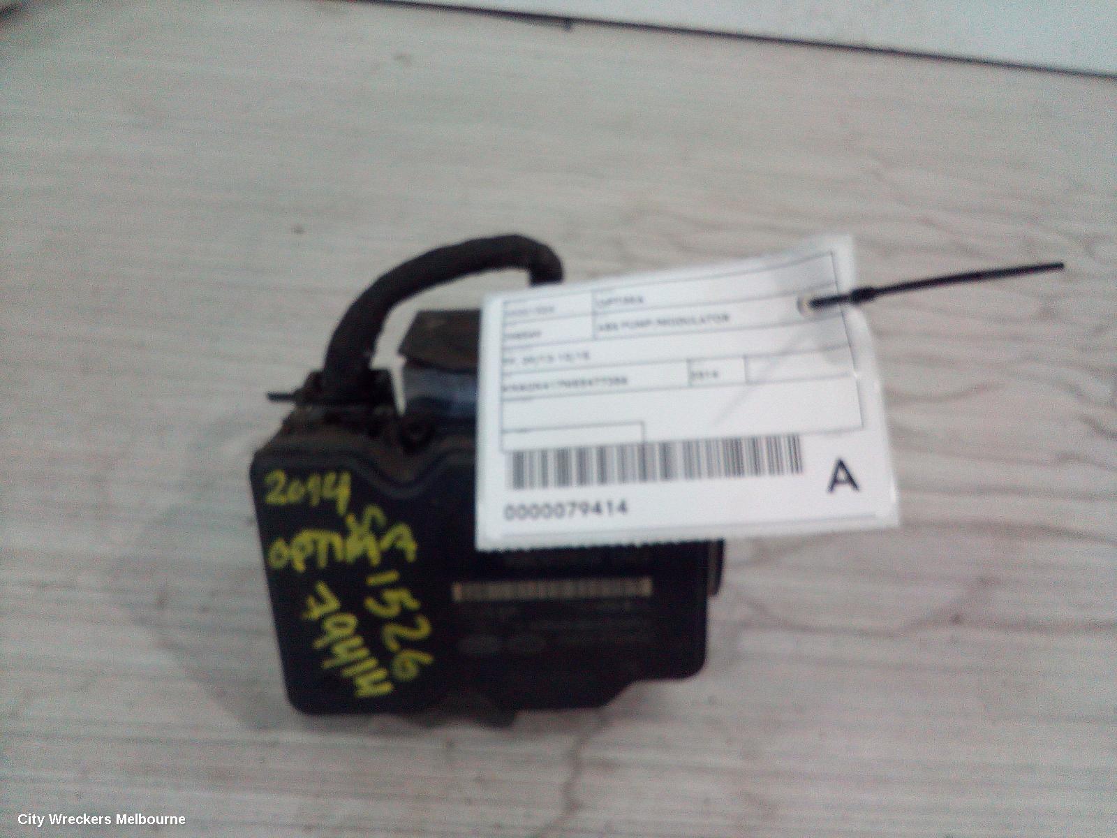 KIA OPTIMA ABS PUMP/MODULATOR, TF, 09/2013 - 10/2015