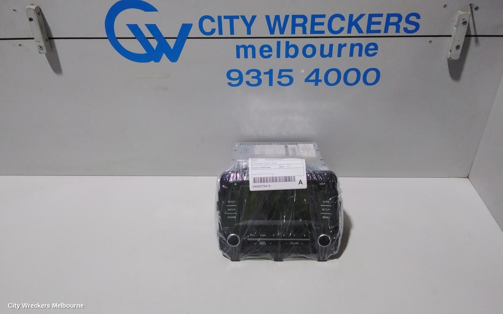 KIA OPTIMA RADIO/CD/DVD/SAT/TV, CD STACKER, TF, 01/2011 - 10/2015